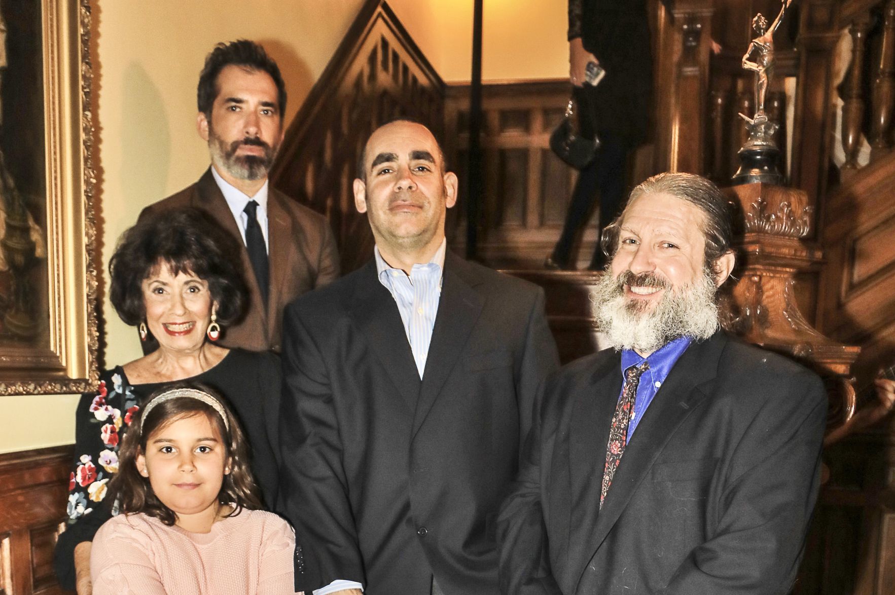 Bella, Mary, Matthew, Andrew and Adam Strauss